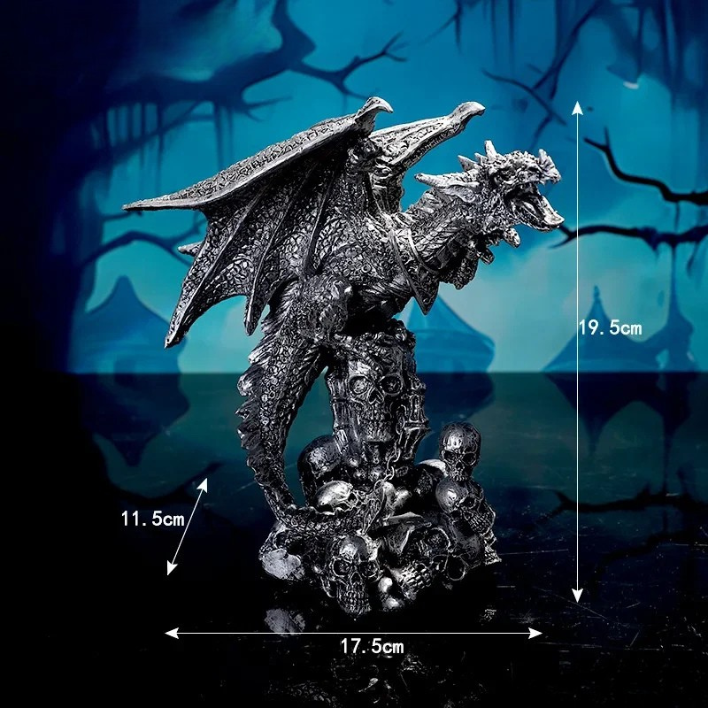 Maldragor Skull Dragon Figurine Statue