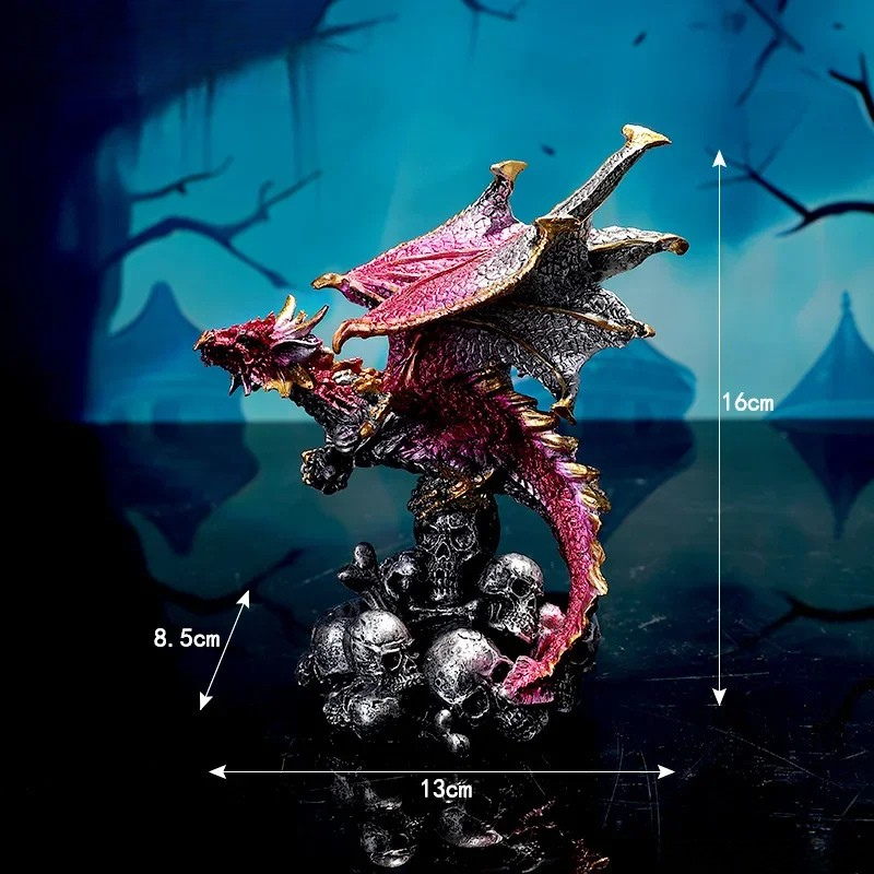 Maldragor Skull Dragon Figurine Statue