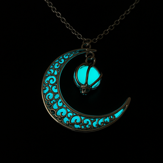 Shadowlune --- Nightglyphs Luminescent Necklace