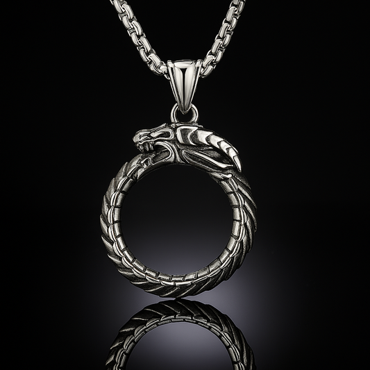 Firespire Crest Stainless Steel Men's Necklace