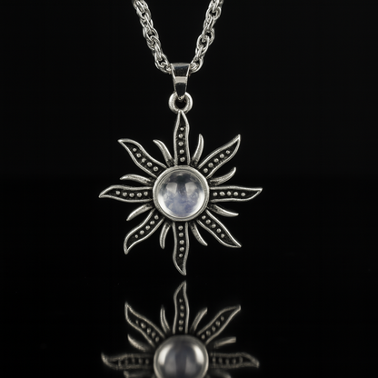 Luna's Whisper Moonstone Pendant for Women