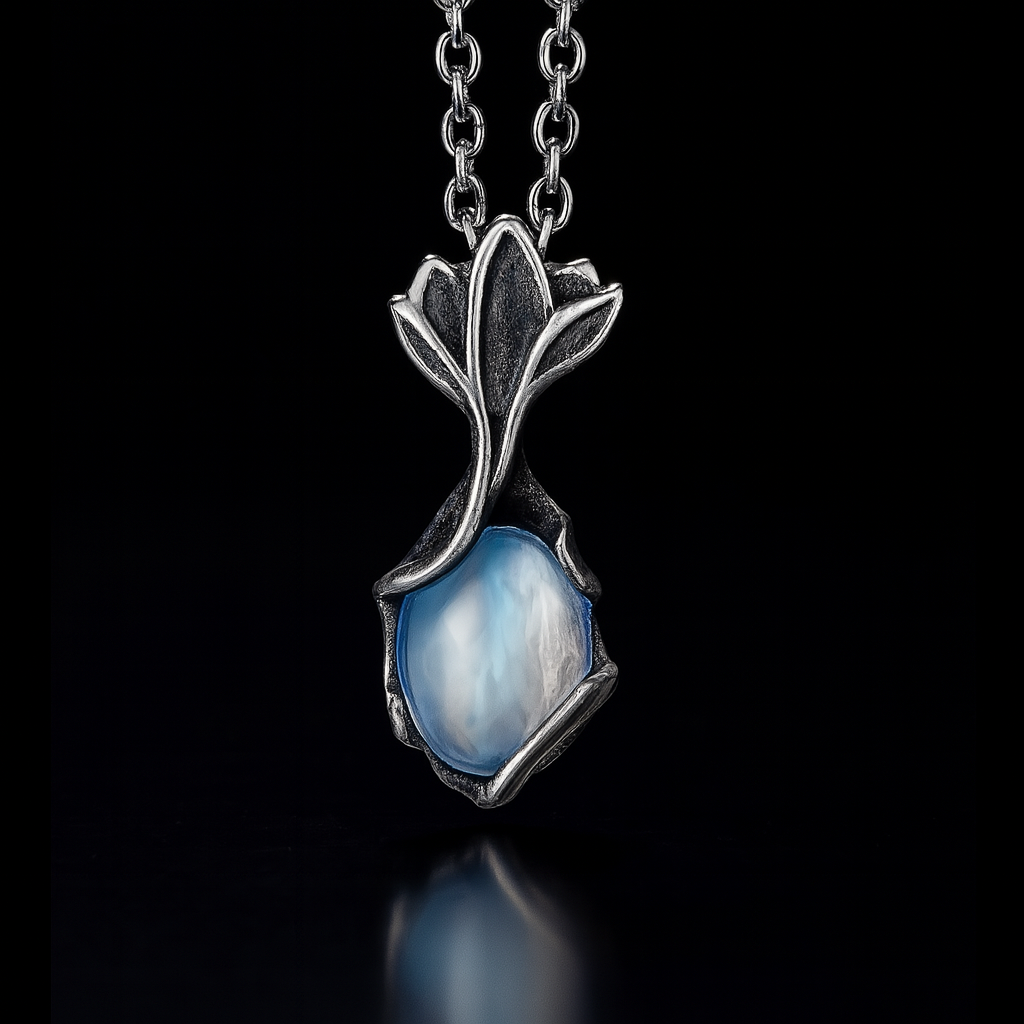 Luna's Whisper Moonstone Pendant for Women