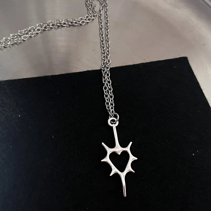 Hexmetal Punk Pendant Unisex Necklace