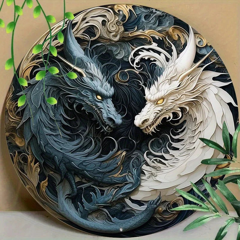 The Balance of Shadows 2D Decorative Aluminum Plaque
