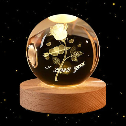 Mythara Sphere LED Crystal Ball