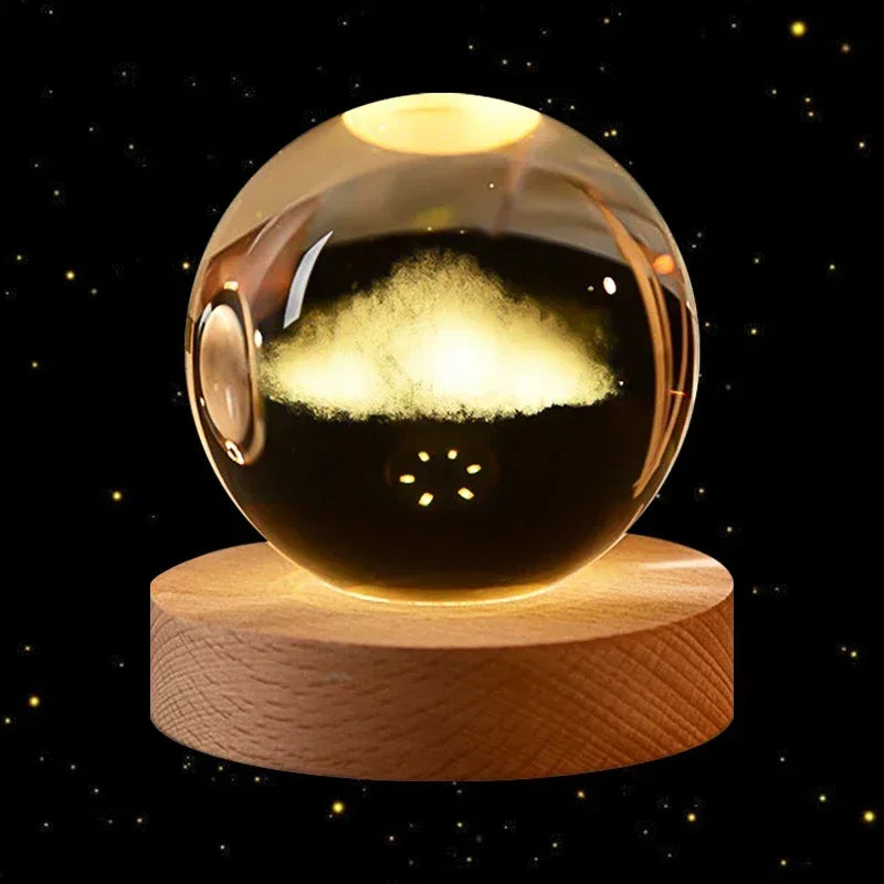 Mythara Sphere LED Crystal Ball