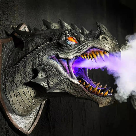 Embermaw Mounted Dragon Head Wall Decoration