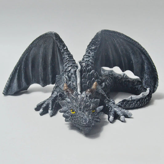 Pebblewing Crouching Dragon Garden Outdoors Statue
