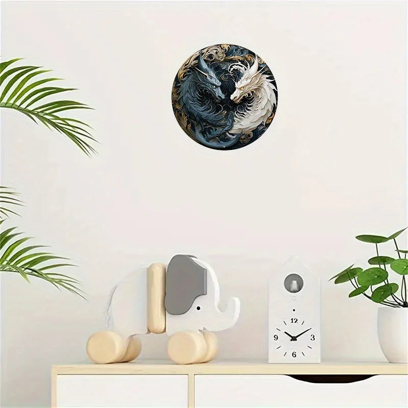 The Balance of Shadows 2D Decorative Aluminum Plaque