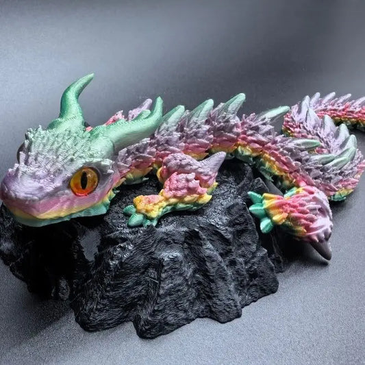 Akatsuki Multi-joint Wingless Dragon Figurine