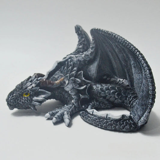 Pebblewing Crouching Dragon Garden Outdoors Statue