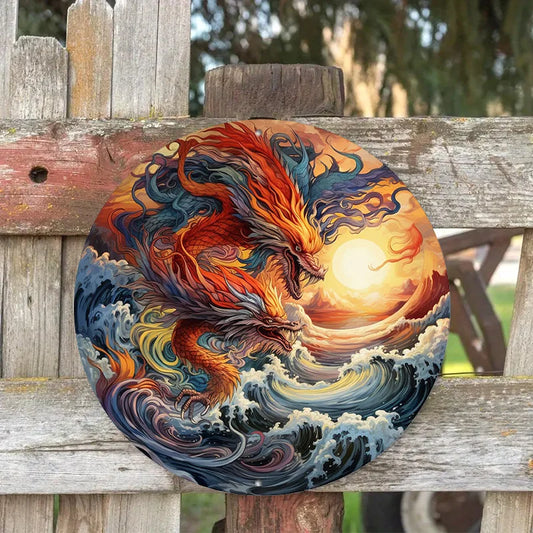 Searing Currents 2D Decorative Aluminum Plaque