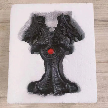 Dracolyte Arcane Two-Headed Candlestick Holder