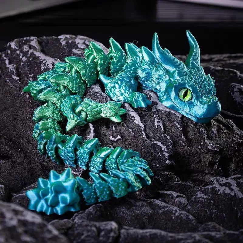 Akatsuki Multi-joint Wingless Dragon Figurine