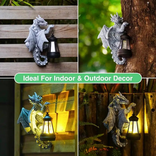 Dusklight Drake Solar-Powered Outdoors Garden Lamp