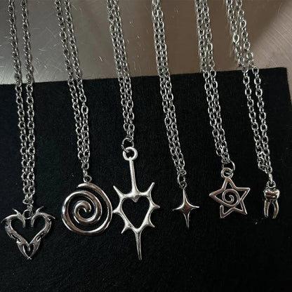 Hexmetal Punk Pendant Unisex Necklace