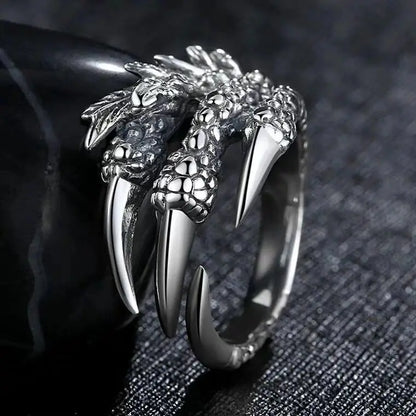 Scalebane Unisex Titanium Dragon Ring