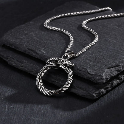 Firespire Crest Stainless Steel Men's Necklace