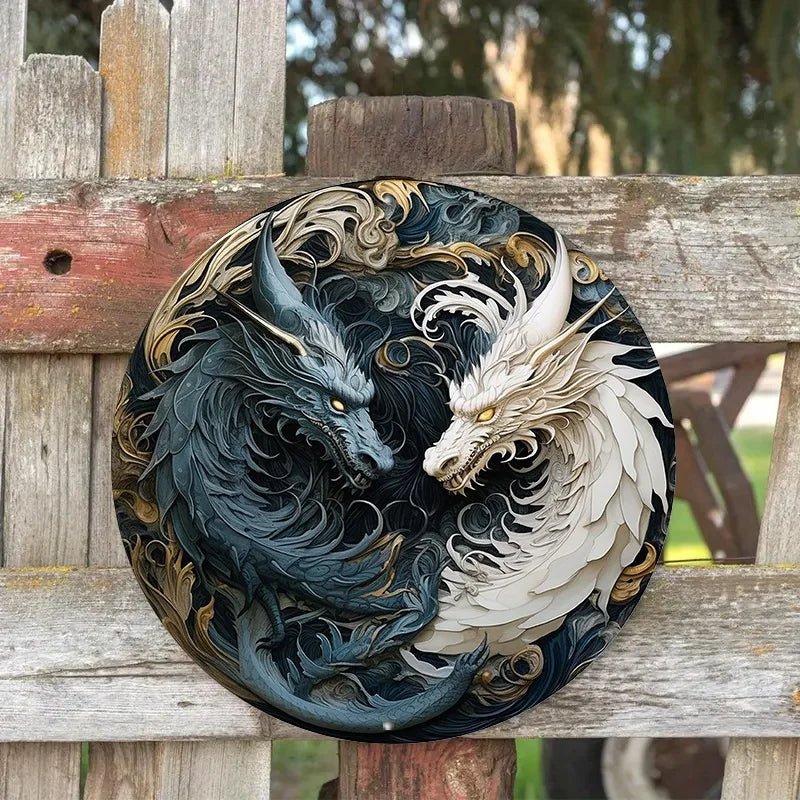 The Balance of Shadows 2D Decorative Aluminum Plaque