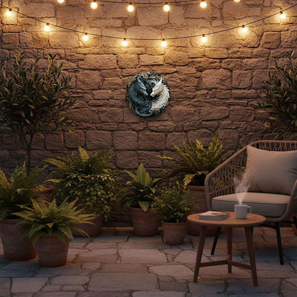 The Balance of Shadows 2D Decorative Aluminum Plaque