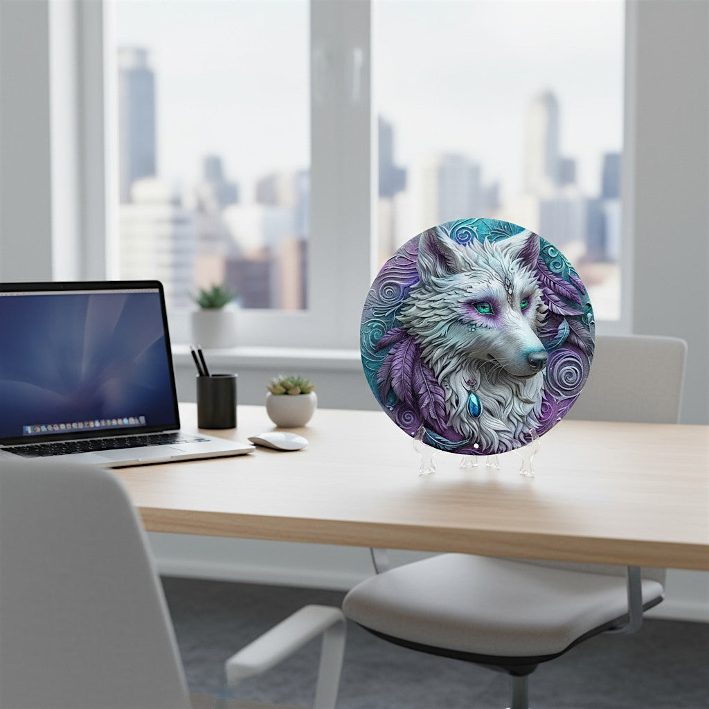 The Celestial Huntress 2D Decorative Aluminum Plaque