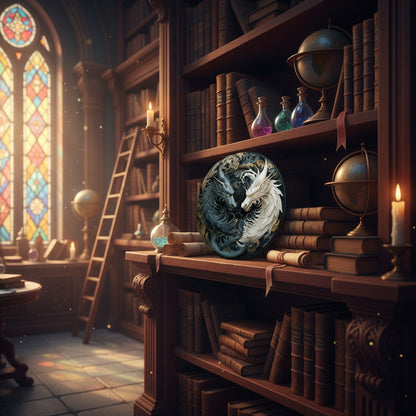 The Balance of Shadows 2D Decorative Aluminum Plaque