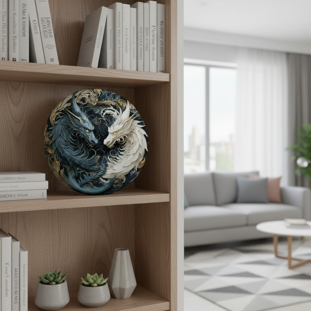 The Balance of Shadows 2D Decorative Aluminum Plaque