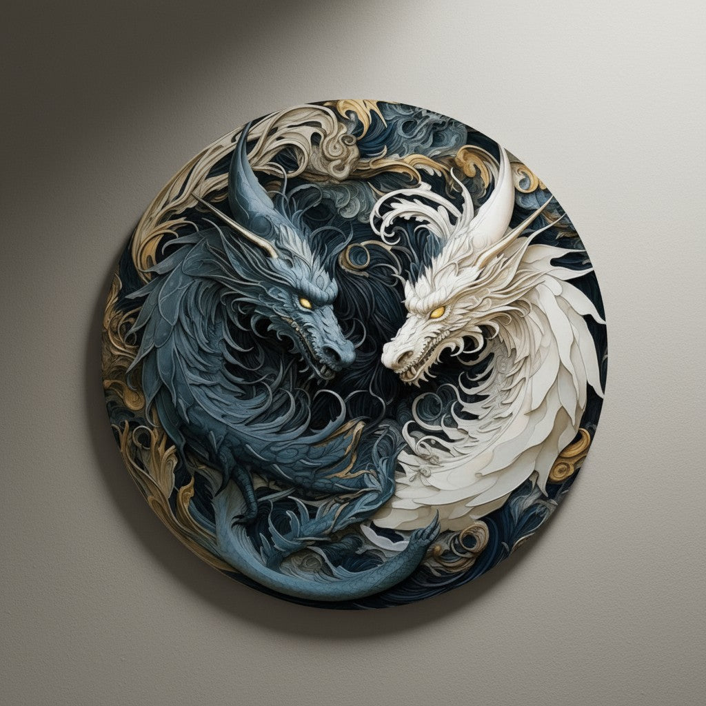 The Balance of Shadows 2D Decorative Aluminum Plaque