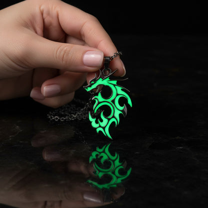 Drakebrand --- Nightglyphs Luminescent Necklace