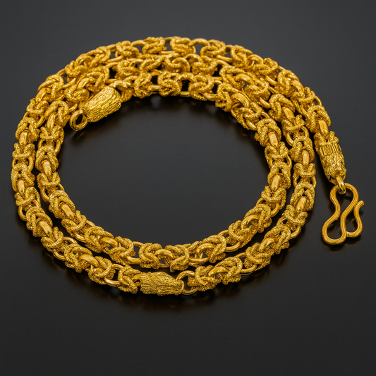 Gildfang 24K Gold Dragon Chain Necklace for Men