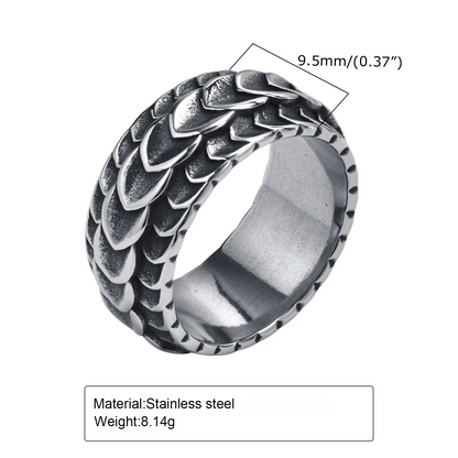 Scalebound Oath Men's Stainless Steel Ring