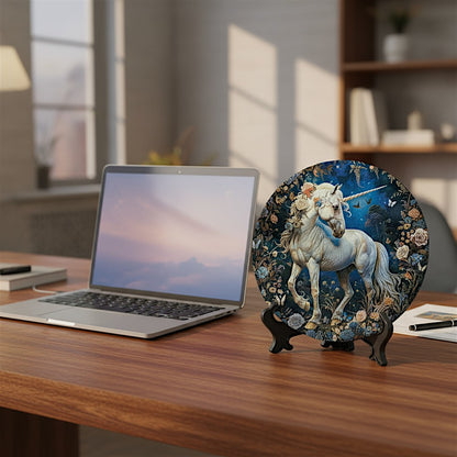 Moonblossom Mare 2D Decorative Aluminum Plaque