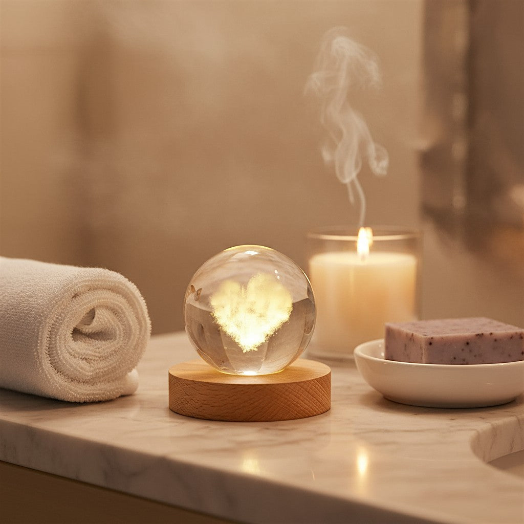 Mythara Sphere LED Crystal Ball