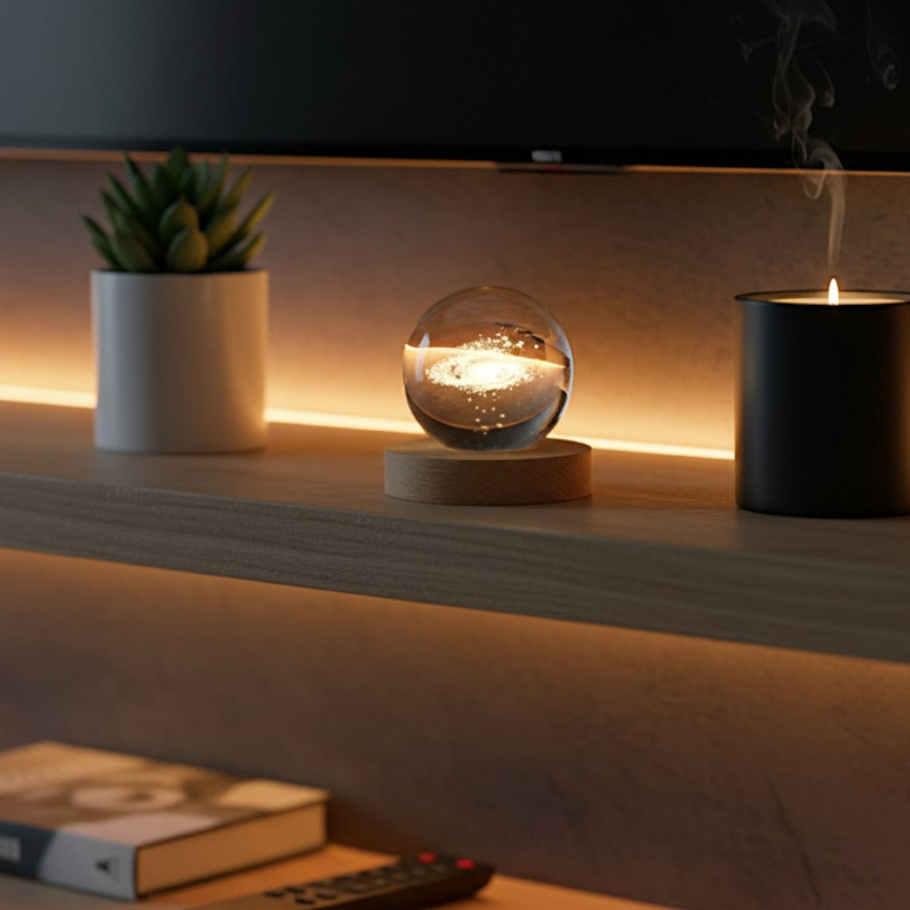 Mythara Sphere LED Crystal Ball