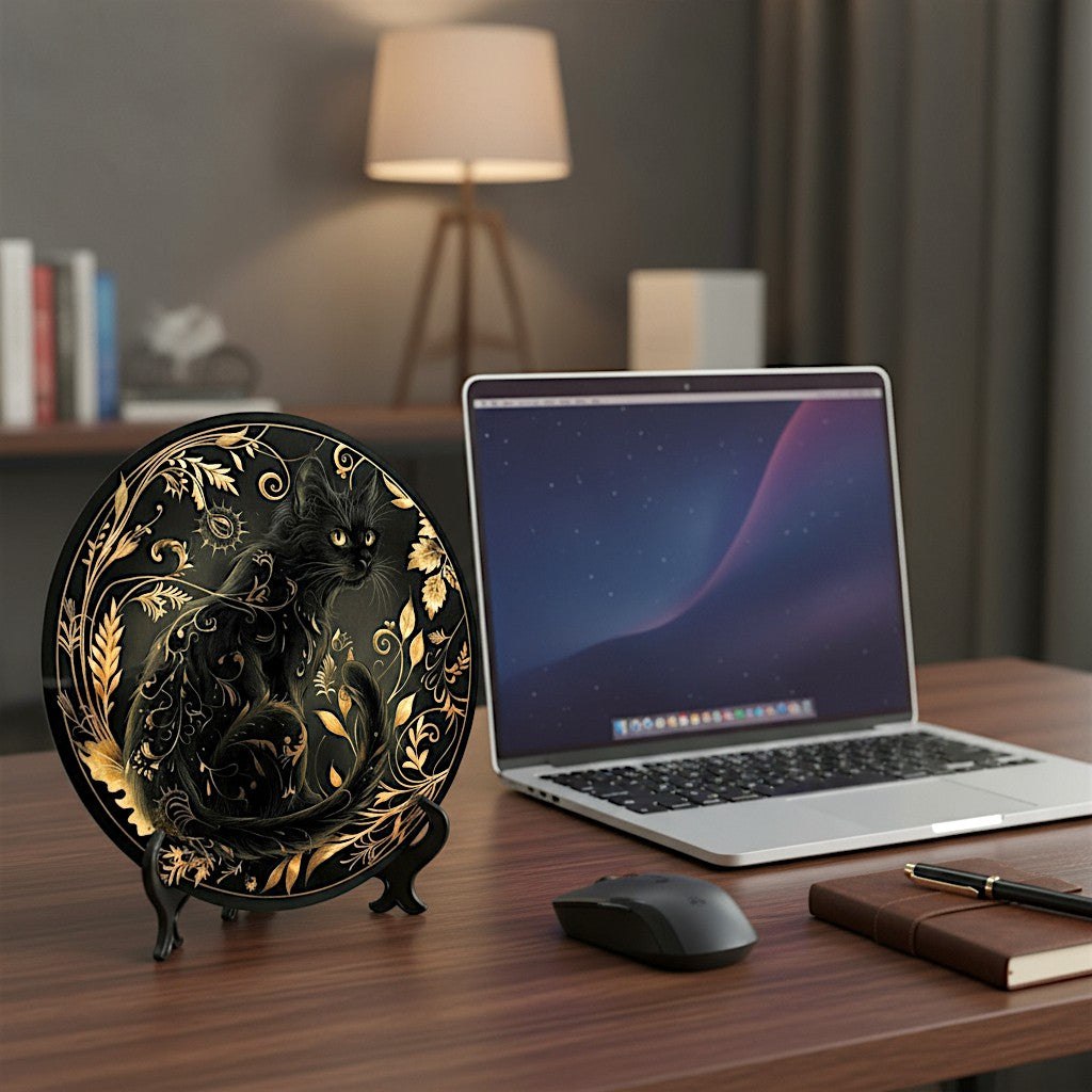 Nocturnia's Crown 2D Decorative Aluminum Plaque