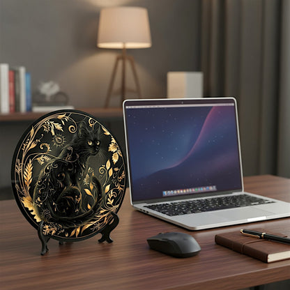 Nocturnia's Crown 2D Decorative Aluminum Plaque