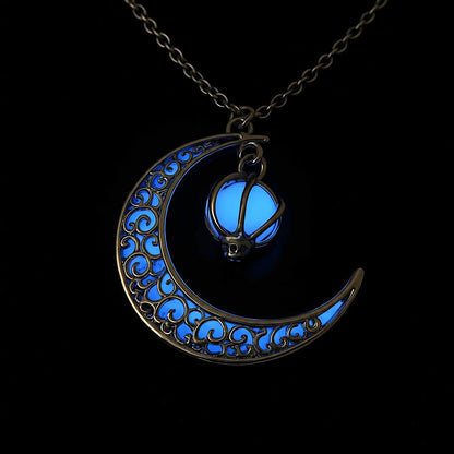 Shadowlune --- Nightglyphs Luminescent Necklace