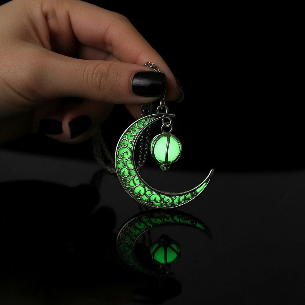 Shadowlune --- Nightglyphs Luminescent Necklace
