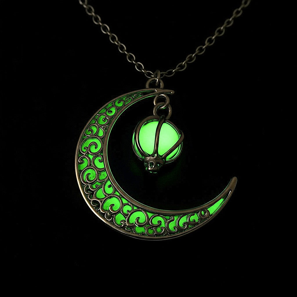 Shadowlune --- Nightglyphs Luminescent Necklace