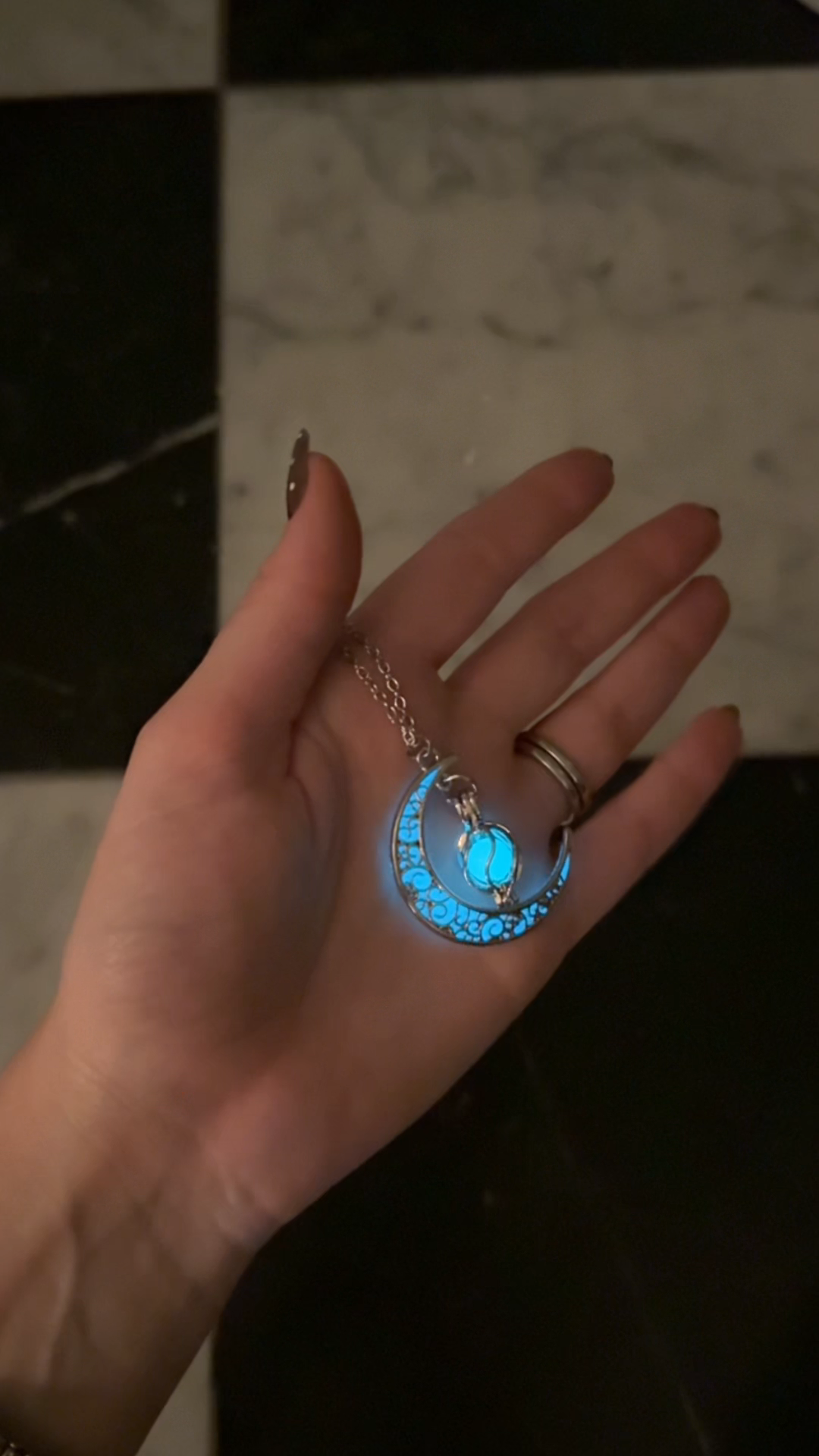 Shadowlune --- Nightglyphs Luminescent Necklace