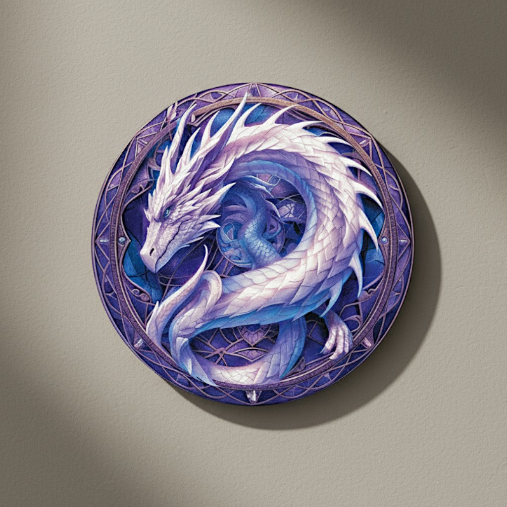 Velastra the Geomantic 2D Decorative Aluminum Plaque