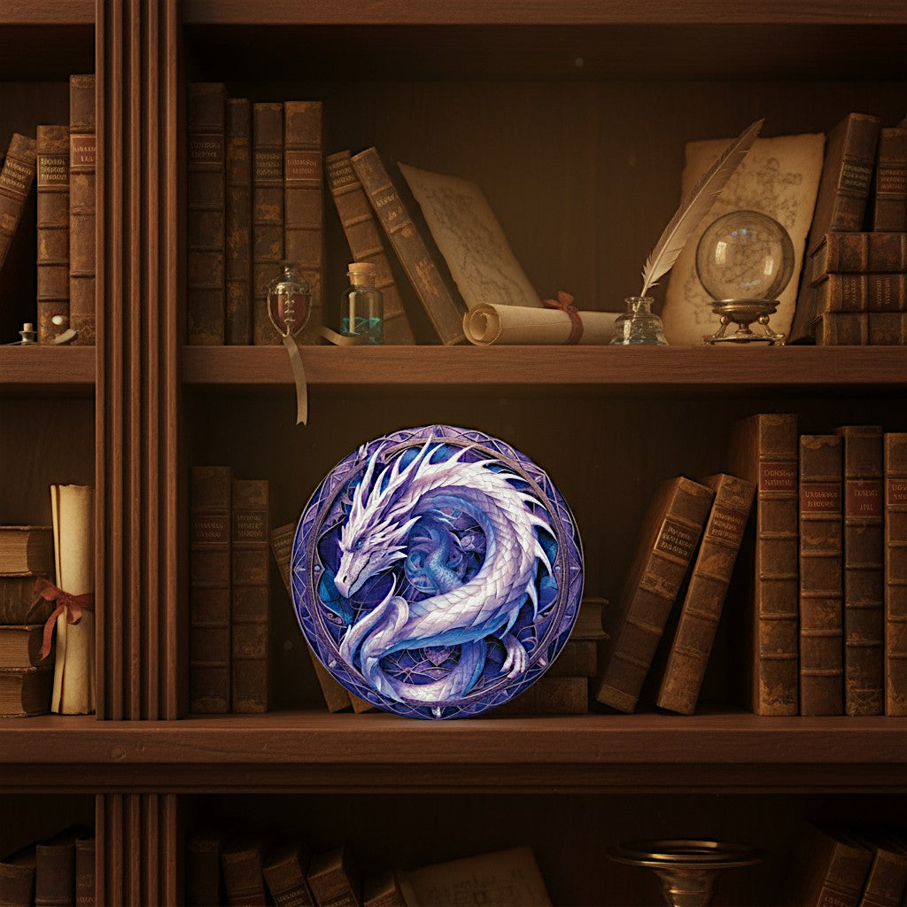 Velastra the Geomantic 2D Decorative Aluminum Plaque