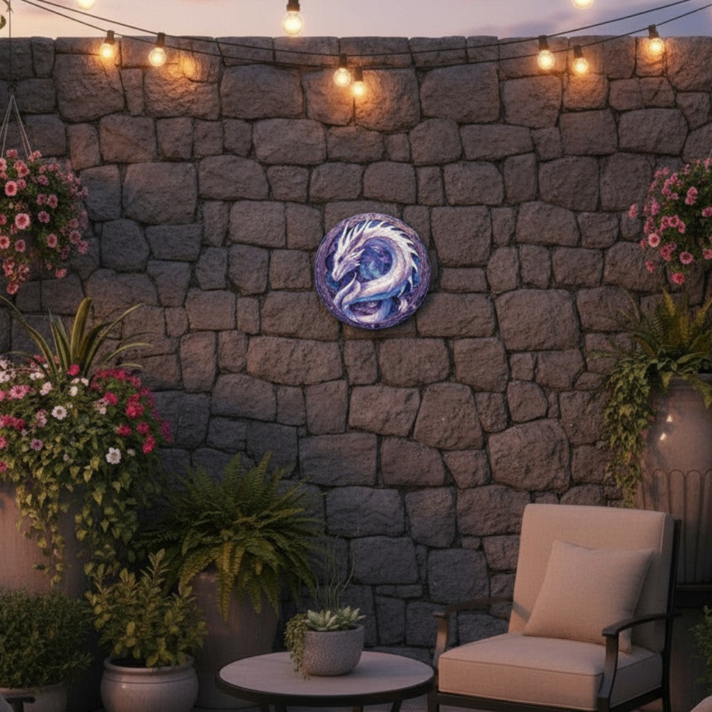 Velastra the Geomantic 2D Decorative Aluminum Plaque