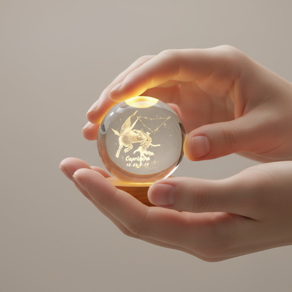 Zodiara Sphere LED Crystal Ball with Zodiac Sign Display