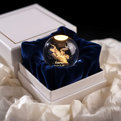 Zodiara Sphere LED Crystal Ball with Zodiac Sign Display